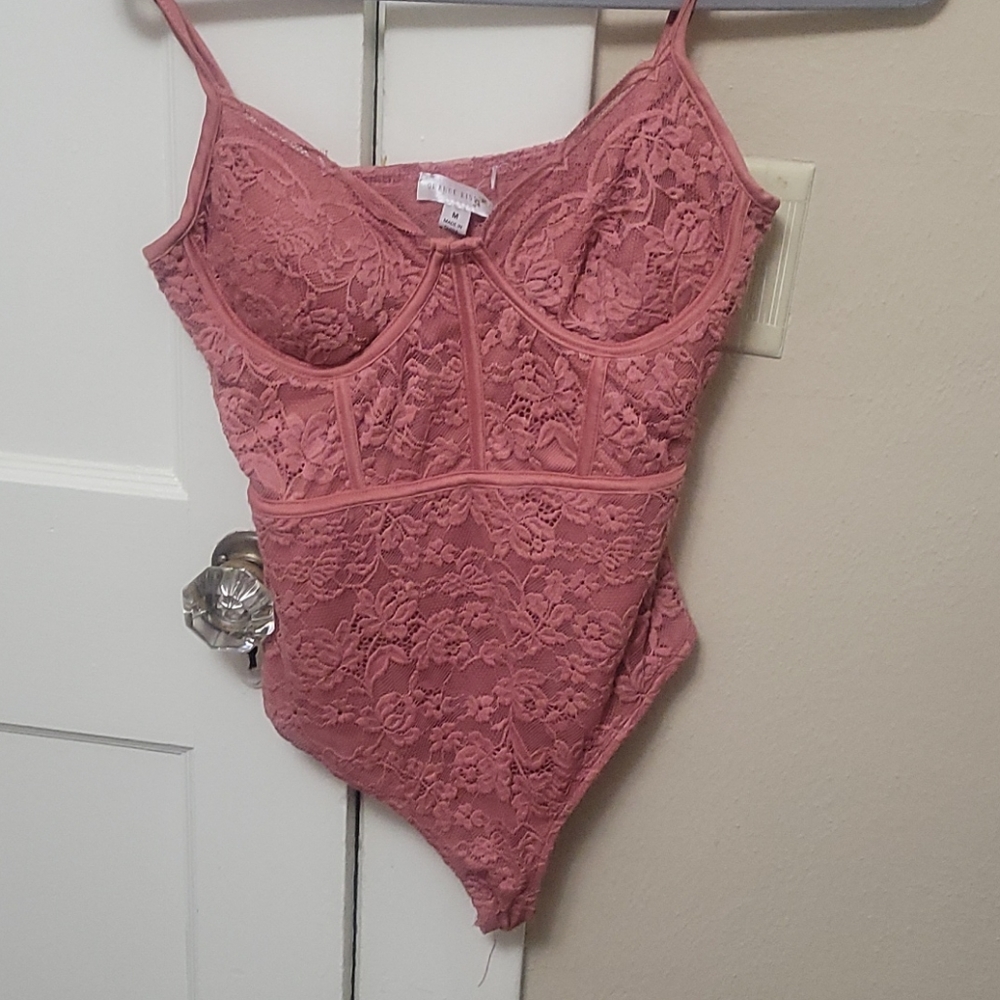 Pink bodysuit